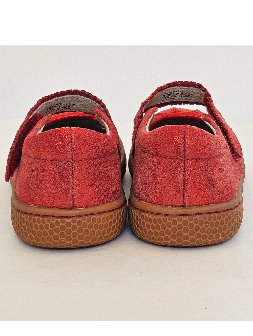 Livie & Luca Ruche Classic Red Sparkle Mary Jane Shoes Toddler Girls Size 9 EUC - Picture 5 of 13